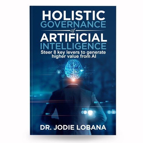 Man and Machine interaction - Book cover needed for Governance of Artificial Intelligence Design von anisha umělec