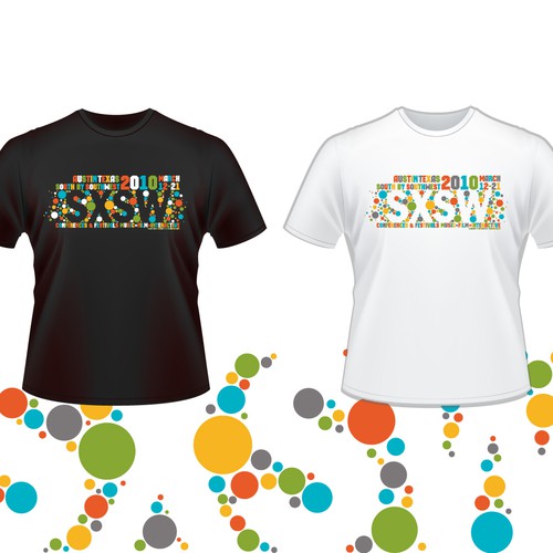 Design Official T-shirt for SXSW 2010  Diseño de DerKater