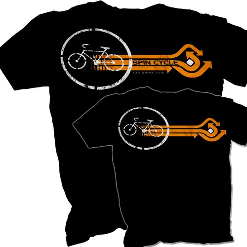Create the next t-shirt design for Black Elephant Cycling Design by Monkey940