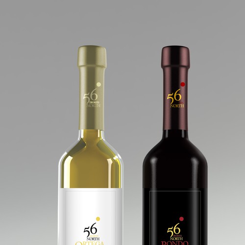 Wine label for new wine series for Guldbæk Vingård Ontwerp door el_fraile