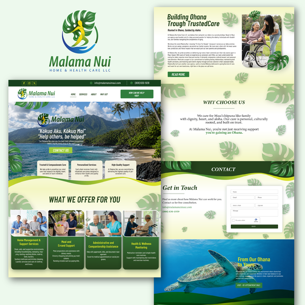 Web Design Malama Nui