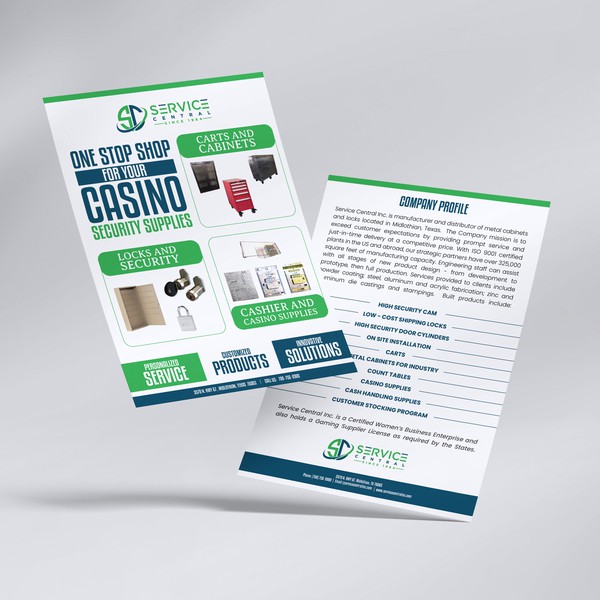 Flyer Design for Service Central Ltd
