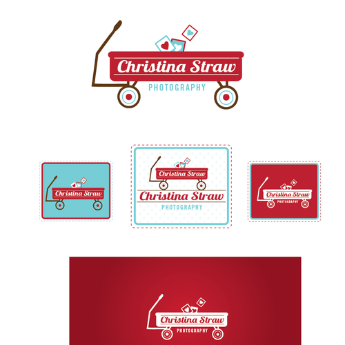 Design di Christina Straw Photography needs a new logo.  Something whimsical and fun! di PrettynPunk