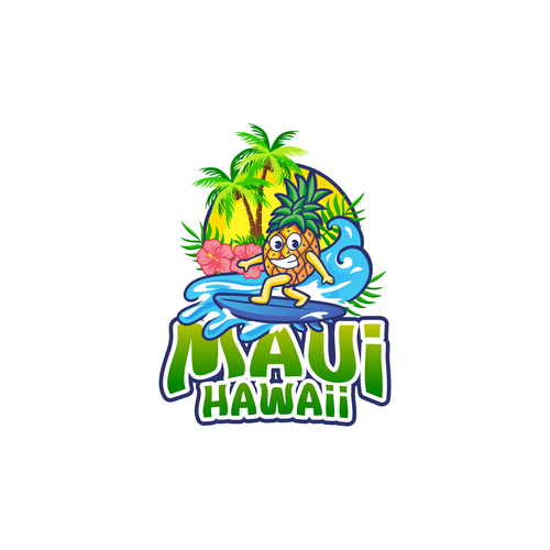 A T-Shirt Design to appeal to travelers to Maui Hawaii Design by Ongie