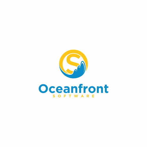 Design an ocean wave logo for software company | Logo design contest