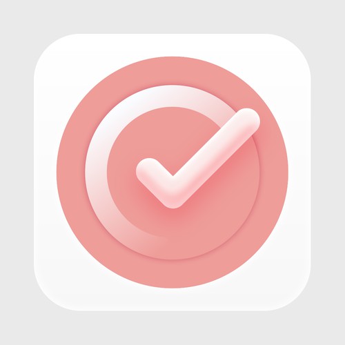 Design an app icon for a simplistic productivity app Design by perpetualmotions✷