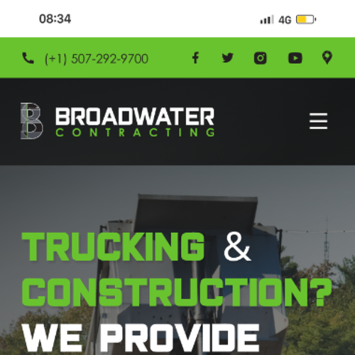 Trucking redesign of website Design von Azzam 123