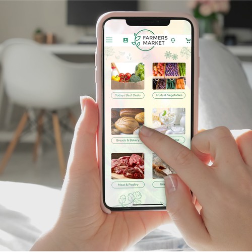 Farmers Market App デザイン by esther_