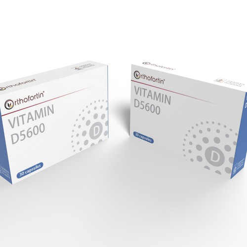 Box for Nutritional Supplement with Vitamin D Réalisé par MZ.Studio