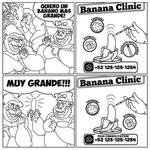 Bigger Banana Manana Design by harwi studio