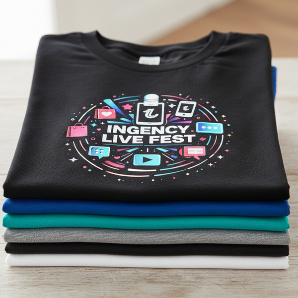 Design by HH_Malik titled "Ingency Live Fest - T-shirt Design"