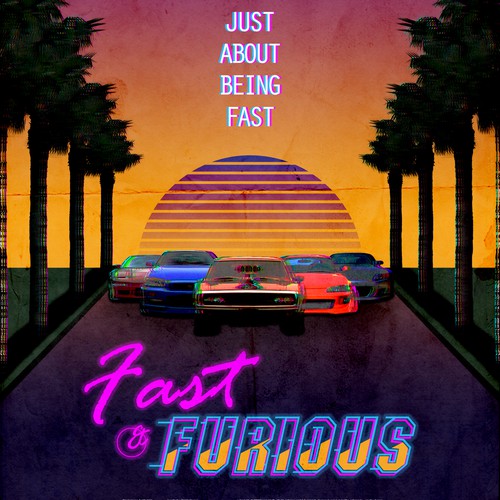 Create your own ‘80s-inspired movie poster! Design by Cesar.rfr