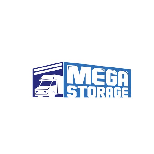 Mega Storage, a RV and boat storage facility needs a logo. Design by Dario