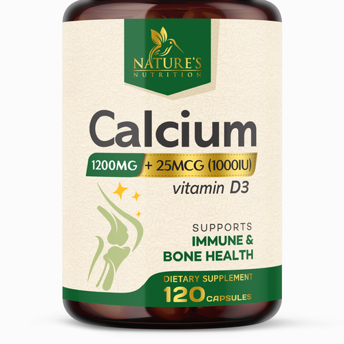 Calcium Plus Vitamin D3 Design Needed for Nature's Nutrition Design by Encephalon™