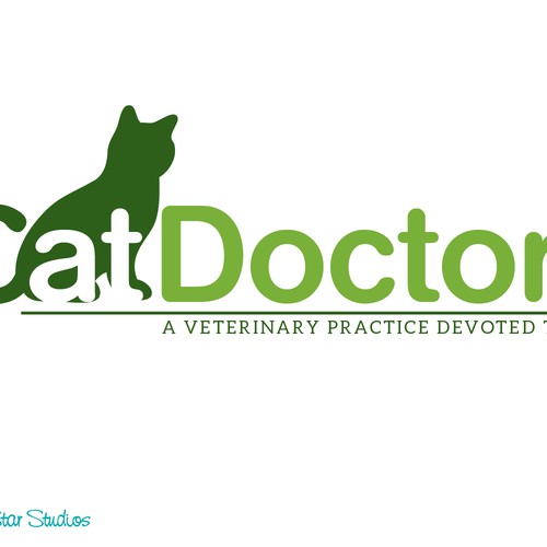 Cat lovers!  Create a simple yet elegant cat logo for a cat only veterinary hospital. Design by SeaStarStudios