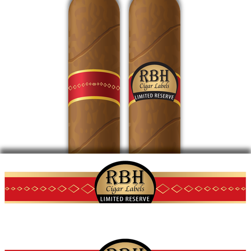 rbh tobacco Rbh cigar labels | Other design contest
