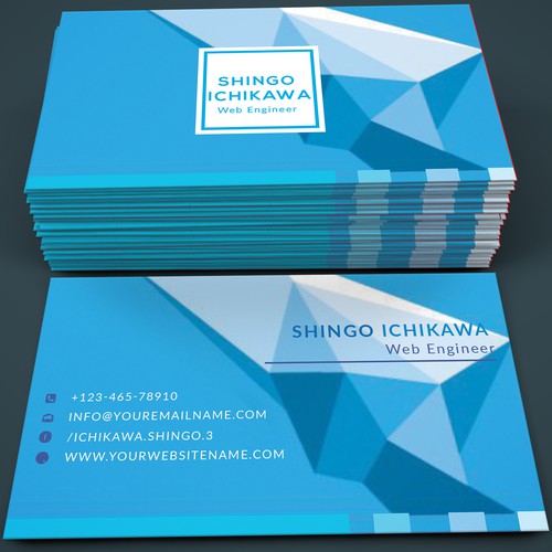 Business card contest entry by Pixdot_S