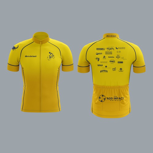 Cycling Jersey for Autism Charity Ride Design by H.D.