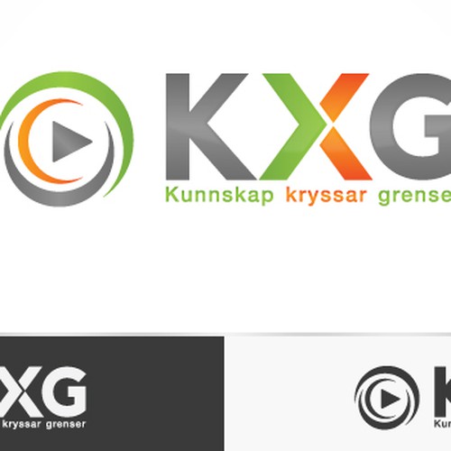 Logo for Kunnskap kryssar grenser ("Knowledge across borders") Diseño de Bogdan Lupascu