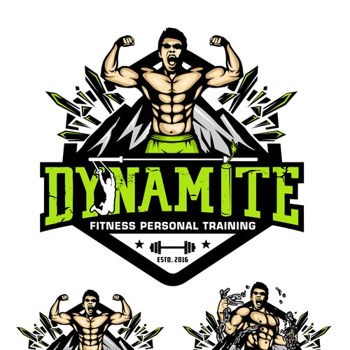 Dynamite fitness needs an explosive new logo