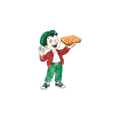 "Nostalgic 1970s Detroit Mascot Illustration for Papa Romano's Pizza" winning Logo design