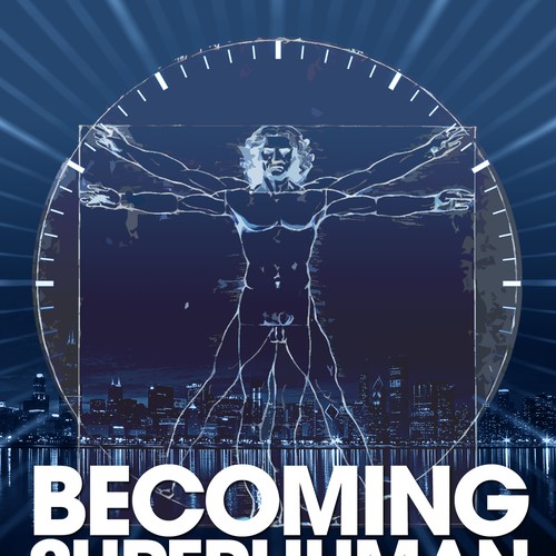 "Becoming Superhuman" Book Cover デザイン by David Armstrong