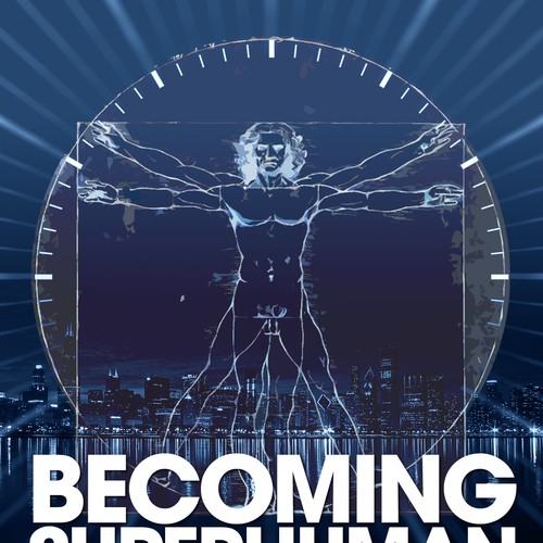 "Becoming Superhuman" Book Cover Design by David Armstrong