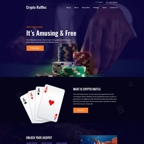 Raffle Website Templates from ThemeForest