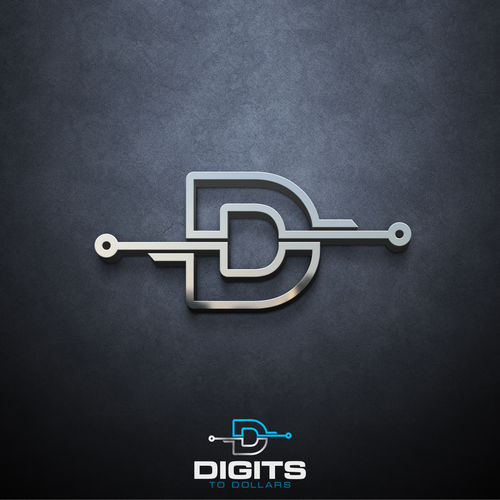 Design di Logo design - electronics di petir jingga