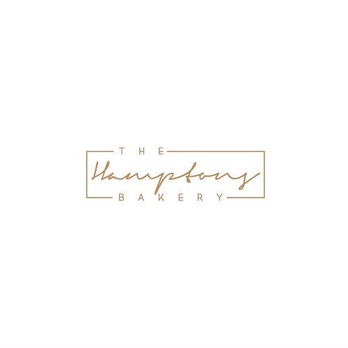 The Hamptons Bakery Logo Design by Naveera S. Aftab