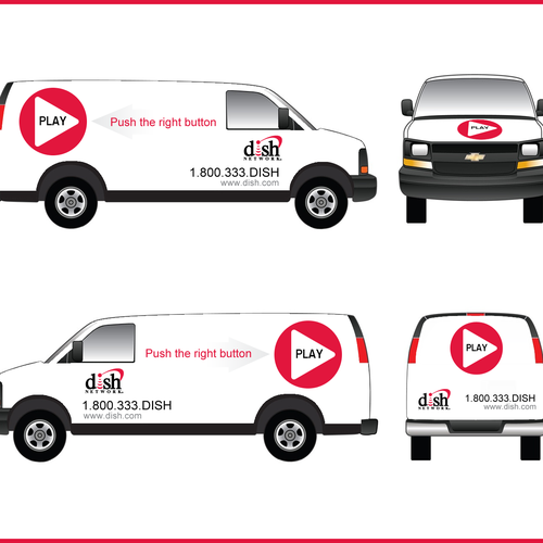 Design V&S 002 ~ REDESIGN THE DISH NETWORK INSTALLATION FLEET por JaxHay Design