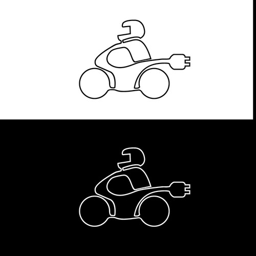 Stencil Design for Electric Motorcycle Charging Location Design by Tifa Lockhart