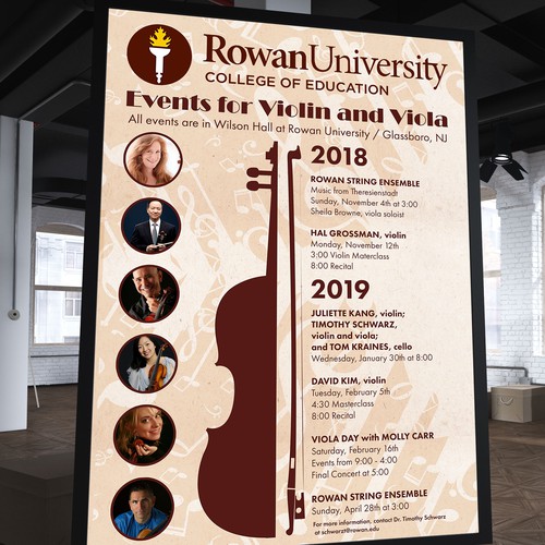 Music Series Poster Violin Viola Poster Contest 99designs