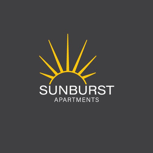 Sunburst Apartments Design by logoziner