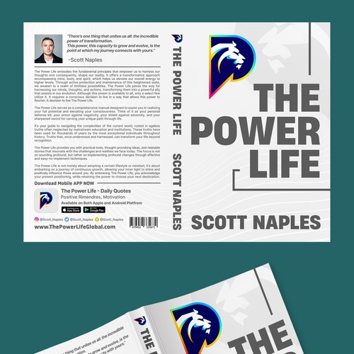 Innovative design for the cover of a best-seller book, encompassing front, back, and spine, for both Design by Azmya PROJ