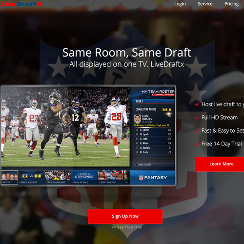 LiveDraftX: Online Fantasy Draft Boards