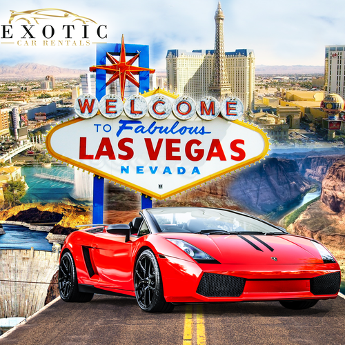 exotic car picture/destination wall poster! Design by Tia.18