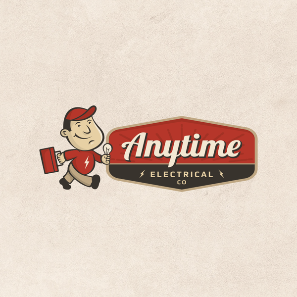 Old school logo for domestic electrical business
