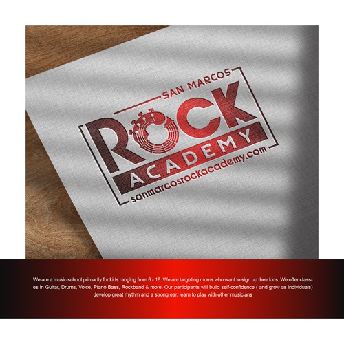 San Marcos Rock Academy Design by HK.designs