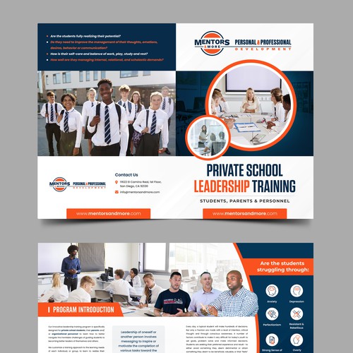 Mentoring program brochure Design by Artist@Joy Dey