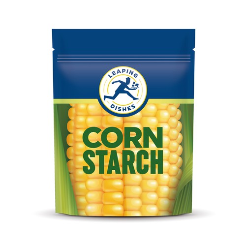 Need a BOLD DESIGN FOR CORN STARCH IN RESEALABLE BAG Design by 3311design