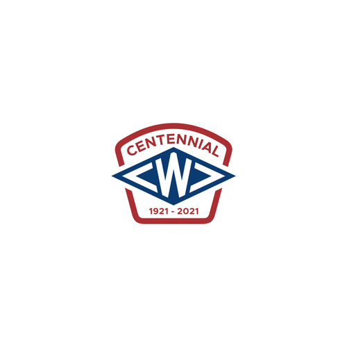 Centennial Anniversary Logo Ontwerp door hwa_dsgn