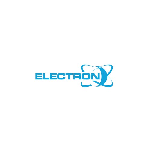 Newlogo designwith the electron drawn as a solid logo-ontwerp door Hamlet/simba14