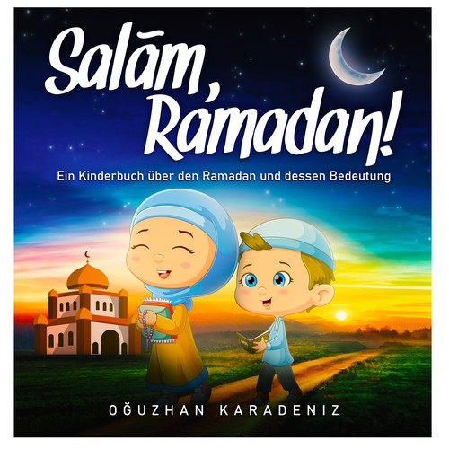 Children´s Book COVER to teach children about Ramadan in a lovely way Design by tukoshimura