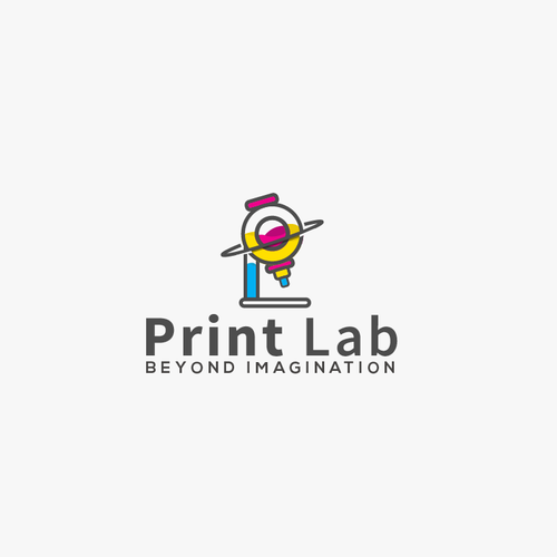 Request logo For Print Lab for business   visually inspiring graphic design and printing Design by YESU fedrick