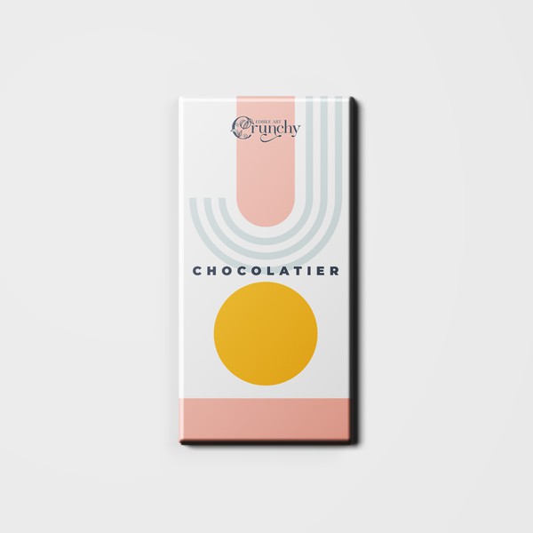 Abstract design for chocolate packaging