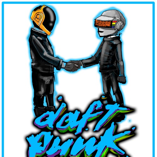 99designs community contest: create a Daft Punk concert poster Diseño de mednemedne