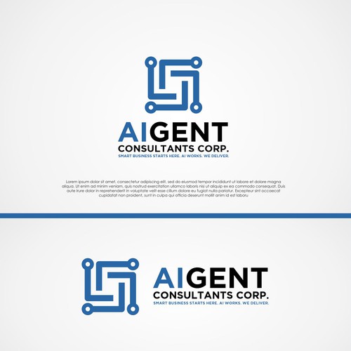 AI Agent Company: Appealing to small to medium sized businesses. Design by Vera™