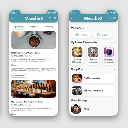 'Design an awesome app to elevate online experiences!’ Design by MercClass