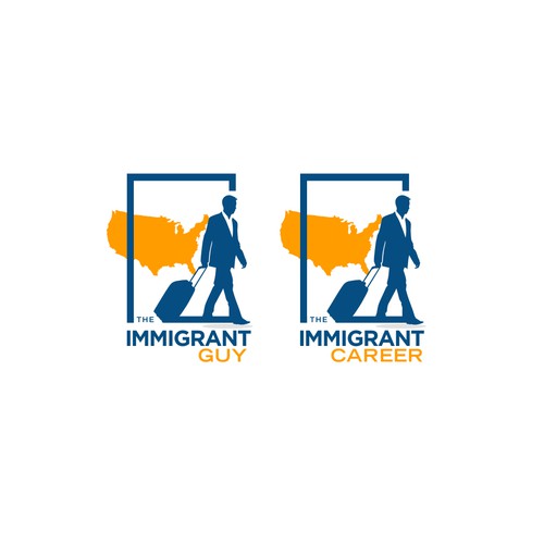 Proudly design a brand logo to support 45M+ U.S. Immigrants Design by AZ_designz